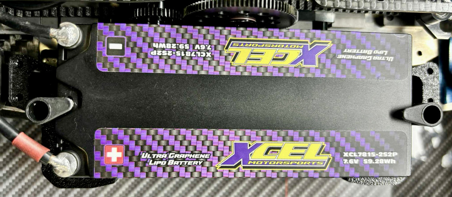 Awesomatix A800R Series Battery Hooks for XCEL Super Shorty Mid Size Battery