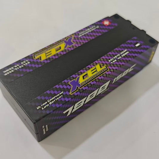 XCEL 2s 7800mah/150C Super Shorty - Mid Length Battery